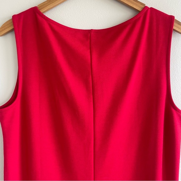 Lands' End Sleeveless Dress Red Size Medium - Picture 2 of 7